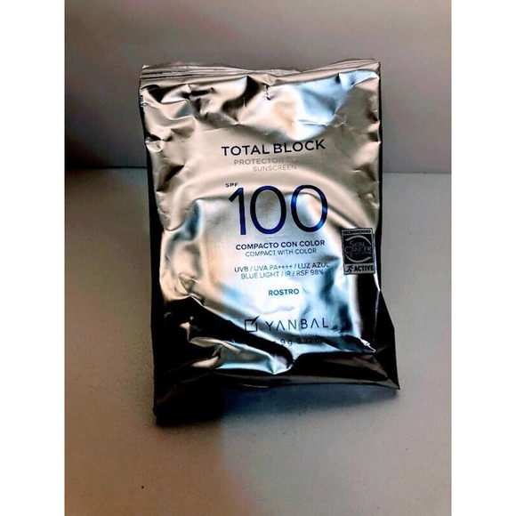 Yanbal Total Block Compact 100 SPF Nude / Bloqueador Compacto con Color 9g - Picture 2 of 3